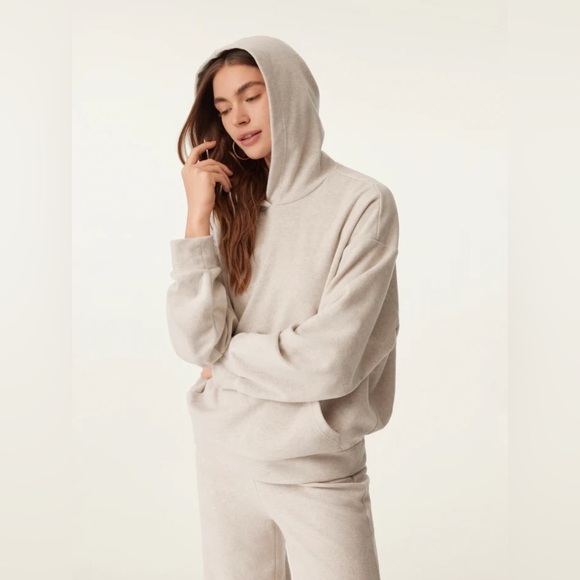 OGL CashSoft Cozy Towel-Knit Kangaroo Hoodie XS - Picture 2 of 3